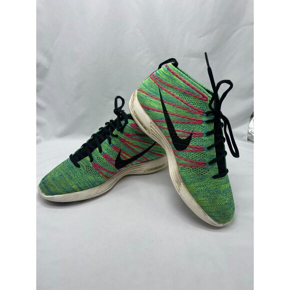 Nike Mens Lunar Flyknit Chukka 554969-407 Multicolor Sneaker Shoes Size 10 - Picture 7 of 11